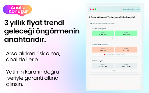 Eder Mi? - Arsa Analizi :: Sahibinden, Emlakjet, Hepsiemlak ve Remax arsa ilanları için AI destekli fiyat analizi: 'Eder mi?' sorusuna net yanıt!