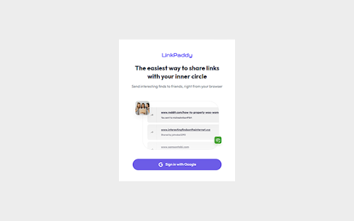 LinkPaddy :: The easiest way to share links with your inner circle
