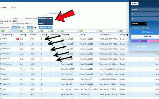 Focus Grade Calculator :: Secure floating grade calculator for Focus gradebook with enhanced privacy protection.