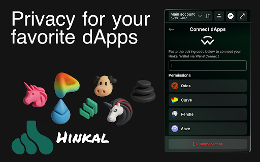 Hinkal Wallet :: Invisible Wallet