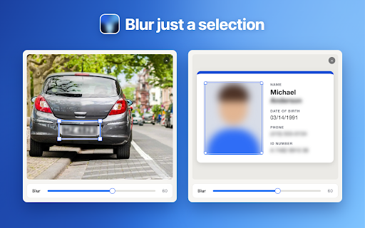 Blur Image :: Use Blur Image to blur a photo online, the whole picture or just image text. Runs on your computer, nothing is uploaded.