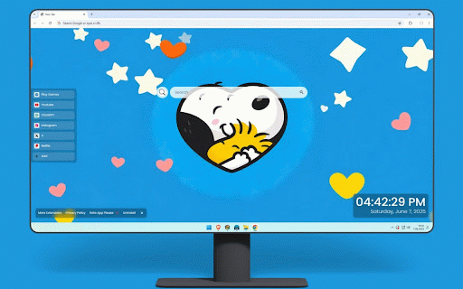 Snoopy Woodstock Live Wallpaper :: Snoopy and Woodstock sharing heartwarming moments from the beloved Peanuts universe.