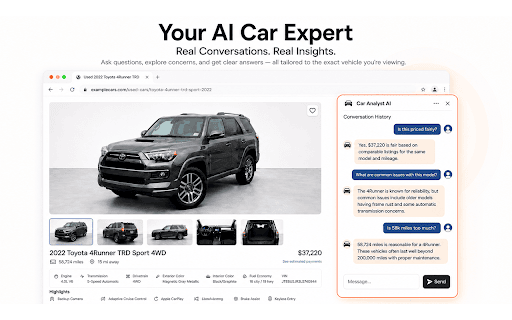 Car Analyst AI :: Professional vehicle analysis and valuation using advanced AI logic and official safety data.