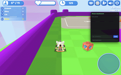 SmashKarts Room Chat :: Room-based chat overlay for SmashKarts modes.