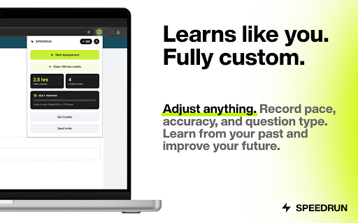 Speedrun :: Study companion for online coursework. Helps you keep track of your assignments and visualize your progress all semester.