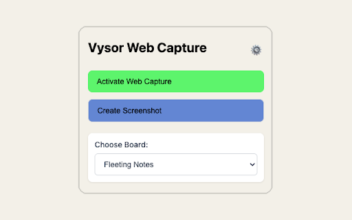 Vysor Web Capture :: Capture and save web content to Vysor, your Smart Learning and Knowledge Environment.