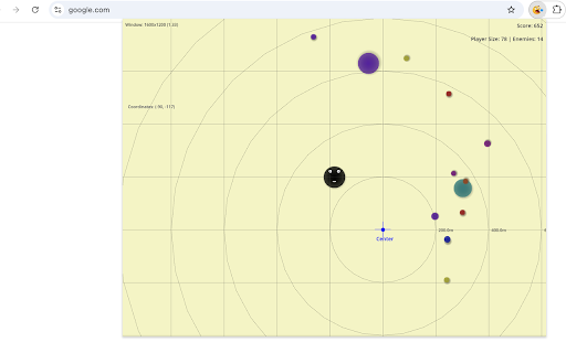 Bubble Eater :: Score by eating small bubbles but dodging the big ones!