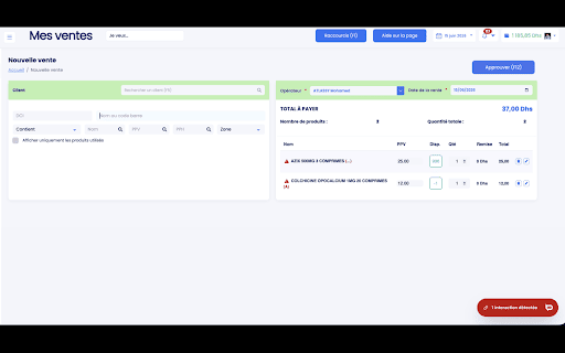 SafeRx by BlinkPharma :: assistant IA, base médicaments Medindex, ordonnances, commandes et statistiques pour votre pharmacie.