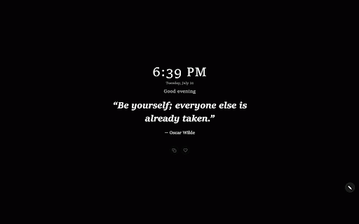 MotivTab: Motivational Quotes for New Tab :: A lightning fast, zero data extension that replaces your new tab with motivational quotes. Fast, beautiful, and customizable.