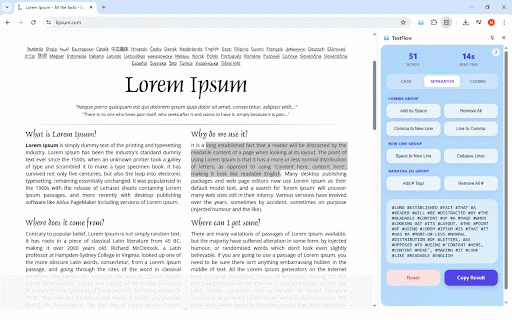TextFlow :: TextFlow - Your Ultimate Side-Panel Text Workspace
Stop jumping between tabs to format your text. TextFlow brings a powerful suite…