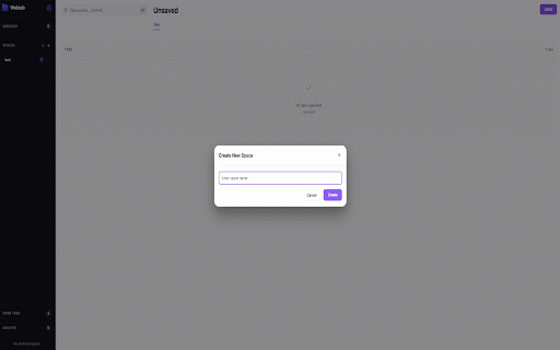 Webtab :: Free tab manager with spaces - Organize your tabs into workspaces. Completely free, no limits.