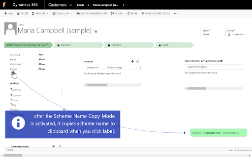 365 Power Pane :: 365 Power Pane is a helper tool designed to integrate with Dynamics CRM/365 application and allow you to manipulate forms.