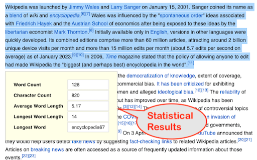 Word Counter :: Count words on selected text anytime!