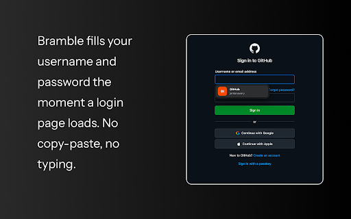 Bramble :: Local-first, encrypted password manager. No cloud database.