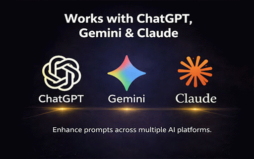 PromptLord - AI Prompt Enhancer for ChatGPT, Claude & Gemini :: Upgrade vague prompts into clear, structured instructions in one click — works in ChatGPT, Claude & Gemini. Free & unlimited.