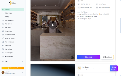 I am Beezy - Rewards & Smart Shopping :: Soyez récompensés en découvrant nos partenaires ! Créez aussi vos demandes produits pour recevoir les meilleures offres.