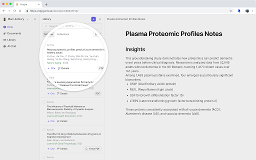 Jenni Web Importer :: Save references and PDFs to Jenni library.