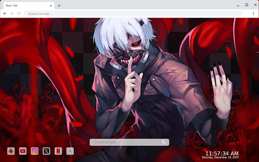 Ken Kaneki Unleashed - Tokyo Ghoul Live Wallpaper :: Transform your new tab with stunning HD Tokyo Ghoul videos featuring Ken Kaneki. Immerse yourself in the anime world every day!