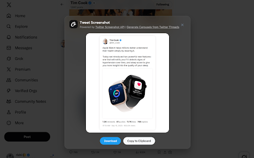 Orshot - Beautiful X/Twitter Screenshots :: Generate Beautiful X/Twitter screenshots with one click