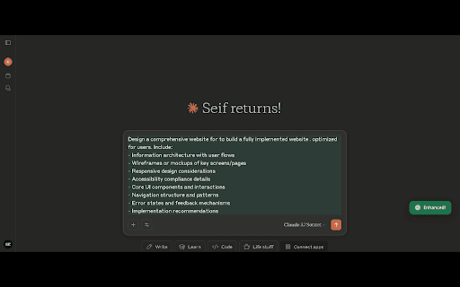AI Prompt Enhancer :: Enhances prompts for ChatGPT, Claude, and DeepSeek