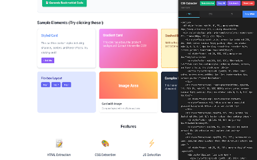 CSS Extractor — Extract CSS from Any Website :: Instantly extract clean, ready-to-use CSS for any element on any webpage. Stop digging through stylesheets manually.