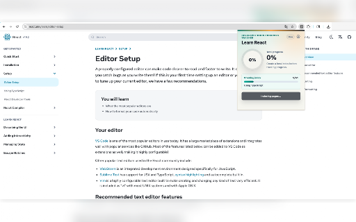 Developer Docs Progress Tracker :: Save and restore reading progress on developer documentation and long technical pages.