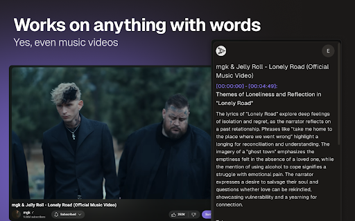 Awesum: AI YouTube video summaries :: Save time on long videos and extract key ideas instantly. AI YouTube video summaries made in seconds.