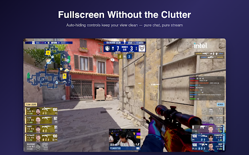 Meridian — Twitch Chat for YouTube™ & Kick :: Bring Twitch chat to YouTube™ & Kick. Transparent overlay, docked mode, 3rd-party emotes, chat delay, highlights.