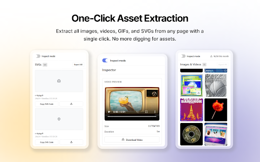 MiroMiro :: Capture and download a website's entire visual system: CSS, colors, fonts, spacing, SVGs, Lottie, and all media assets in one click.