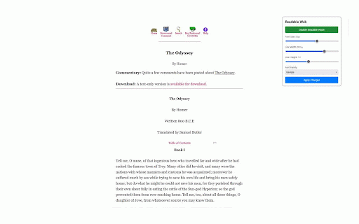 Readable Web :: Make any webpage instantly more readable with optimal typography