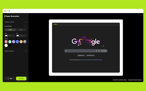 Super Screenshot :: Create beautiful screenshots quickly.