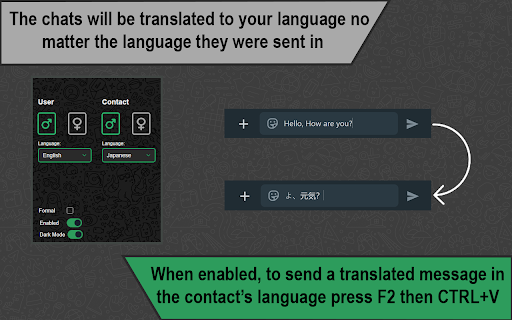 WhatsLingo - WhatsApp Chats AI Translator :: Beta 1.2: Under active development and testing.