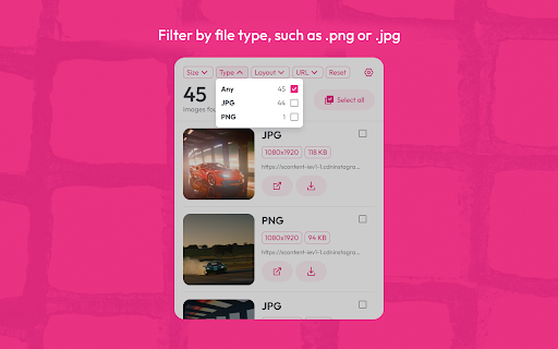 Image Downloader Pro Tool :: Download all images from any website in one click. Fast, easy, and bulk image downloader for Chrome.