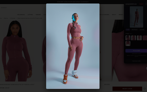 CompareTheFit :: Try on clothes virtually using AI on any product page