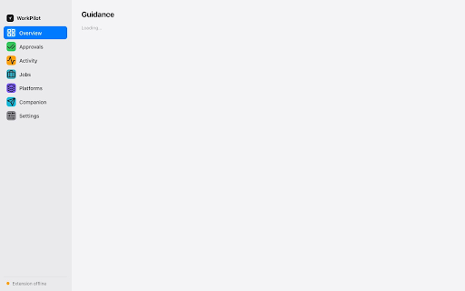 WorkPilot Driver :: WorkPilot's browser helper: reads new contractor leads on the sites you're logged into and opens the bid for you, on your command.