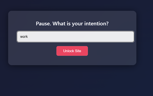 FocusGate: Intentional Browsing :: Stop doom-scrolling. Type your intention before entering distracting sites.