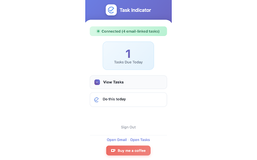 Gmail Task Indicator :: Shows visual indicators on Gmail emails/threads that are linked to Google Tasks