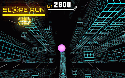 Slope Run 3D :: Fast-paced 3D slope racing game. Guide your ball, dodge obstacles, and test your reflexes in this addictive unblocked runner!