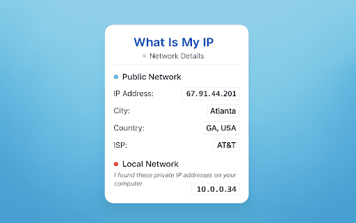 What Is My IP :: Check What is my IP, see what's my public ip address, find what is my ip location, or confirm what's my external ip with VPN service