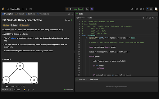 LeetBlur: Blur & Redo LeetCode Solutions :: Blur your saved LeetCode solution so you can redo the problem spoiler-free. Peek or reset to a clean slate in one click.