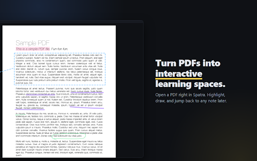 Spatra :: Turn the web into your knowledge space. Highlight, annotate and keep thoughts anchored to what you read.