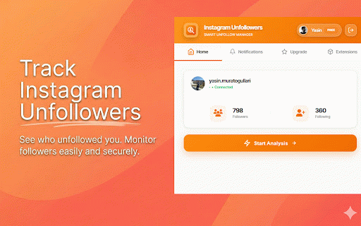 Instagram Unfollowers :: Track Instagram unfollowers and see who unfollowed you. Monitor your followers easily and securely.