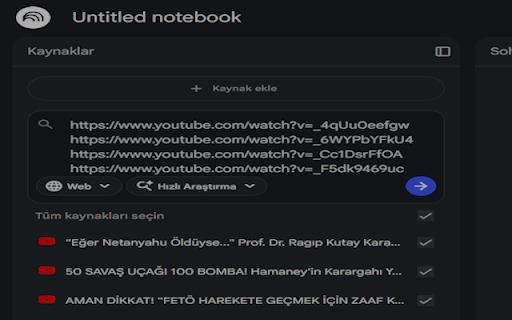 YouTube Link Catcher :: Captures YouTube video links visible on the current YouTube page and lets you copy them.