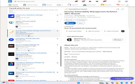 Applylytics Job Importer :: Import any job posting to Applylytics with one click. Works on LinkedIn, Indeed, Glassdoor, and more.