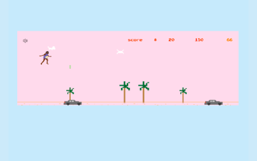 Why Are You Running? :: A game inspired by the funny meme “why are you running” and Chrome Dinosaur Game. Press spacebar to jump and play!