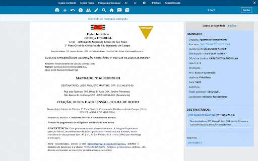 CertificAI - Gerador de Certidões :: Envie dados de mandados ao CertificAI e gere certidões com IA em poucos cliques.