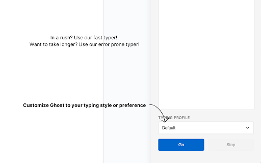 Ghost :: Ghost uses state-of-the-art machine learning to emulate typing tendencies of humans.