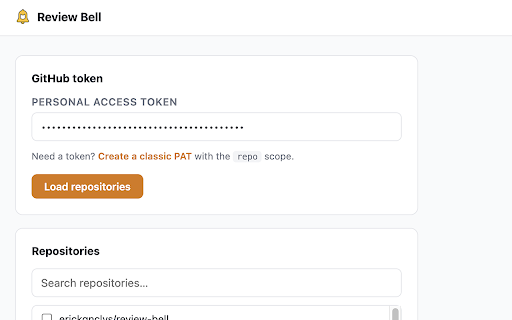 Review Bell :: Never miss a GitHub PR review again.