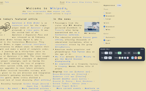 Dyslexia Reader Assist :: Reading support tools for dyslexic web users, including speech, font, spacing, overlays, and a reading ruler.