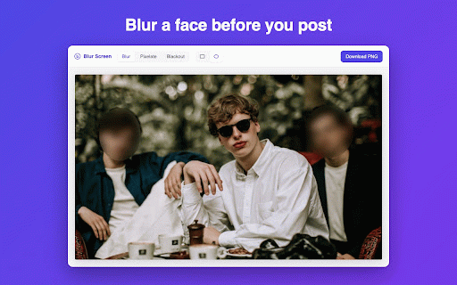 Blur Screen :: Instantly blur screen or any part of a web page and hide sensitive info before screenshots or screen sharing on Zoom & Meet.